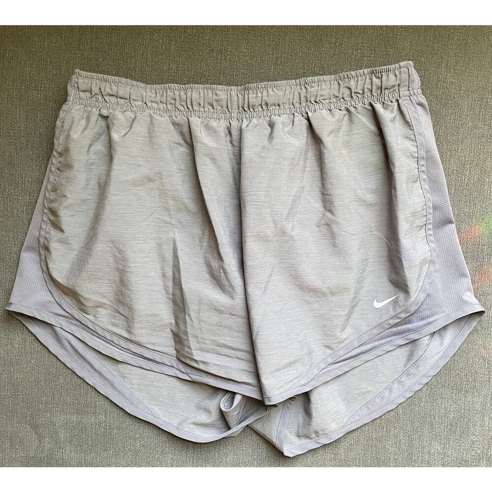 Nike Dri-FIT Tempo Running Shorts VGUC Heathered Gray XL